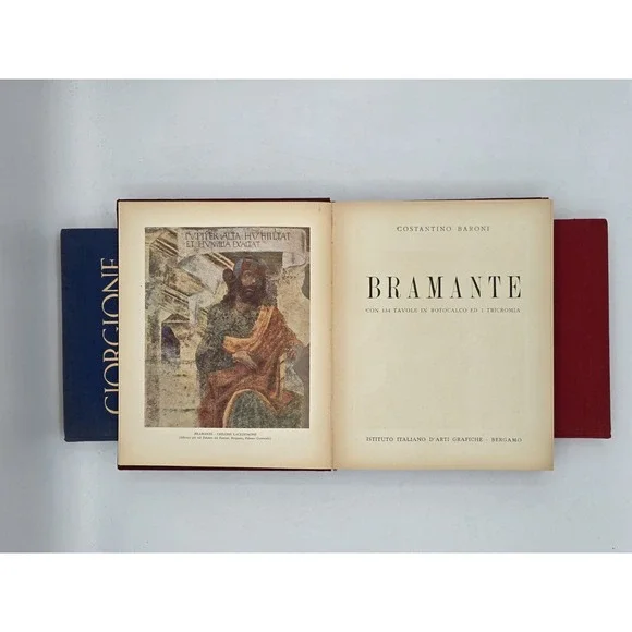 3 Lot Istituto Italiano D'Arti Grafiche Books - Bramante, Giambellino, Giorgione - Picture 11 of 16